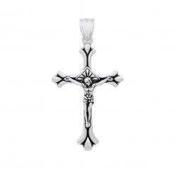 Pandantiv argint 925 crucifix cu Isus Hristos [1]